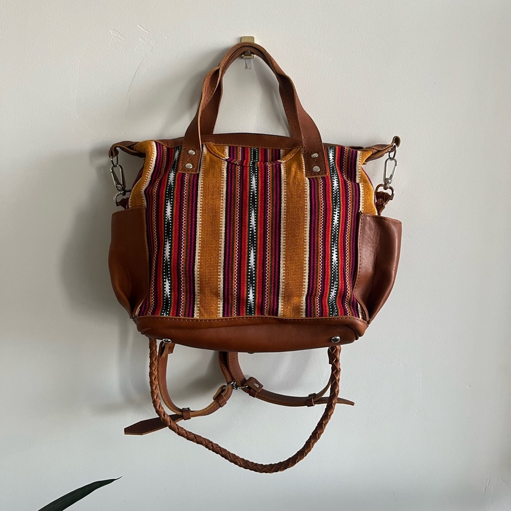 Bohemian Striped Tote Bag